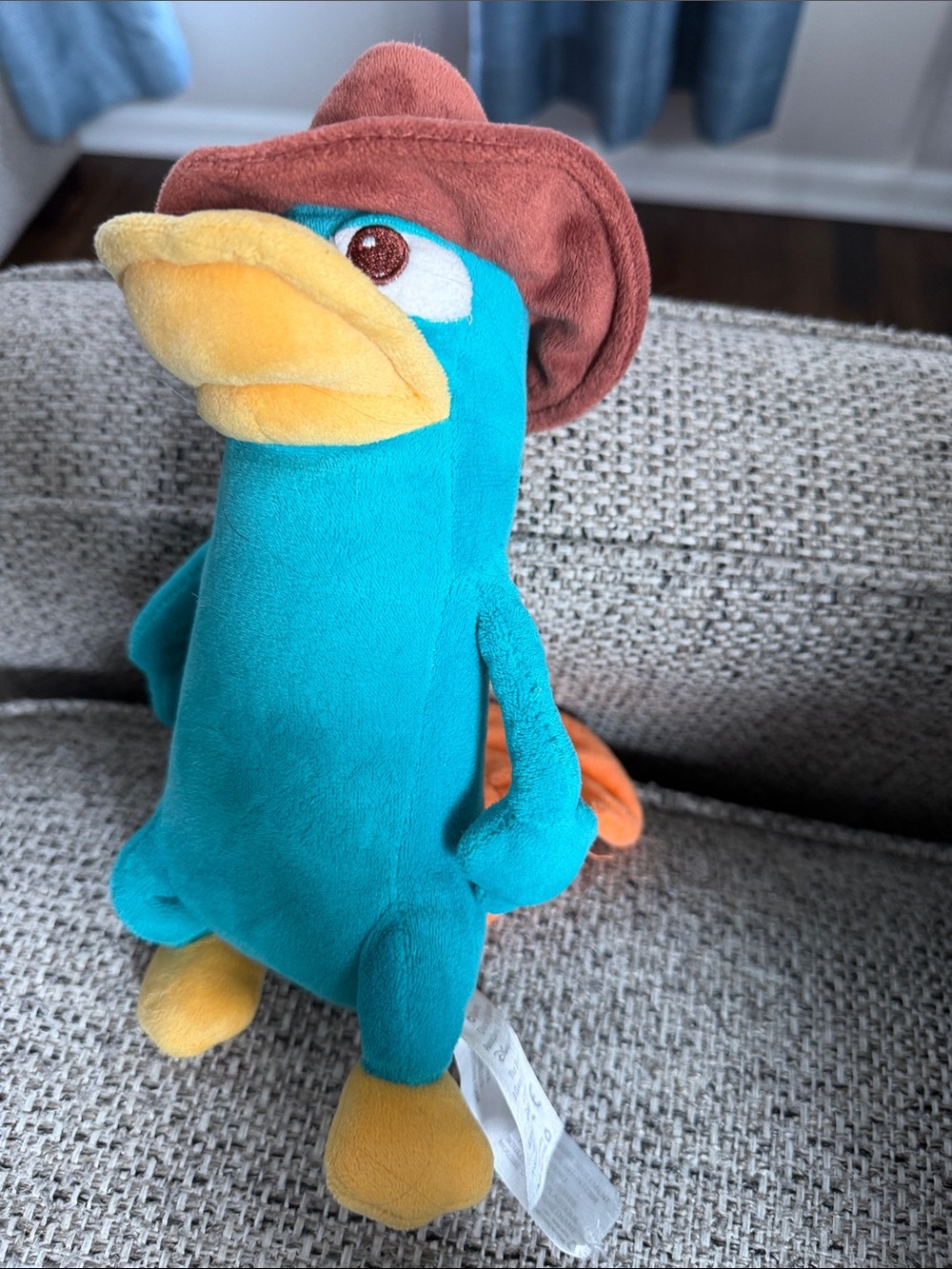 Phineas And Ferb Perry the Platypus Plush Disney Parks Plush Stuffed Animal Toy